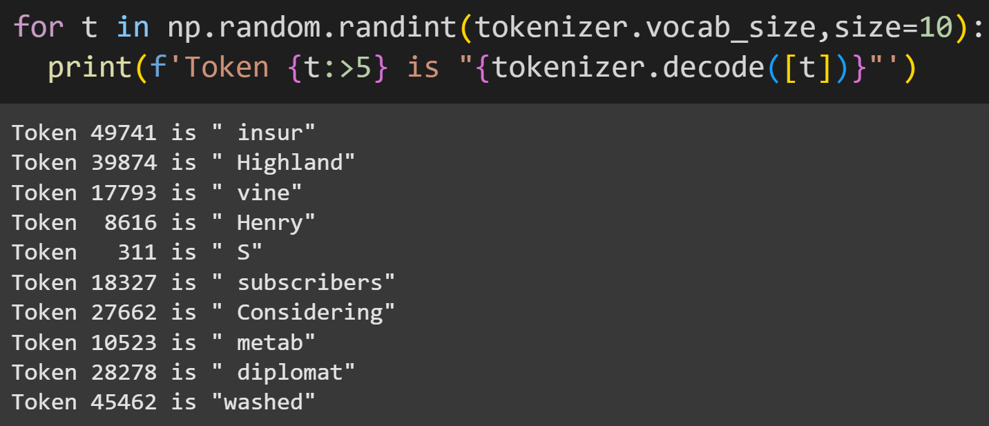 Token Random Numbers LLM breakdown 1/6: Tokenization (words to integers)