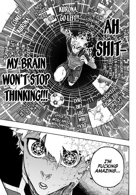 scenes from the blue lock manga
