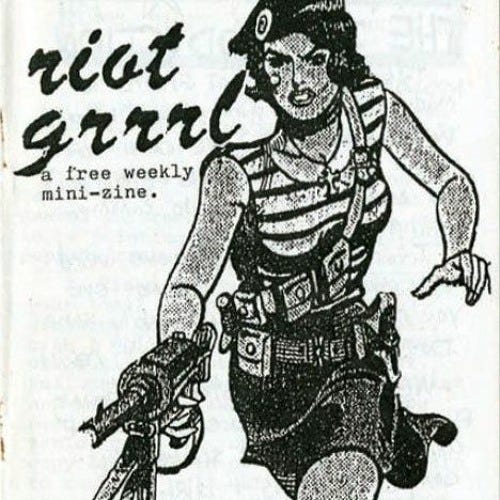 Una de las portadas del Riot Grrl