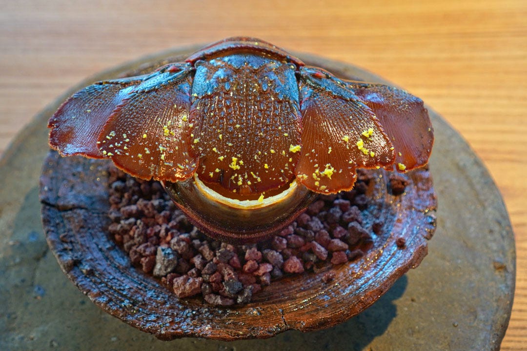 Chilled lobster broth