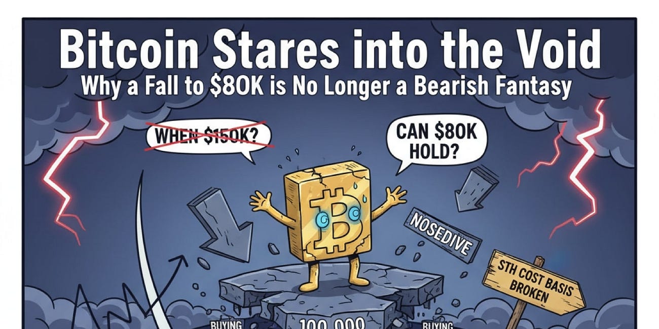 Bitcoin Stares into the Void: Why a Fall to $80K is No Longer a Bearish Fantasy.