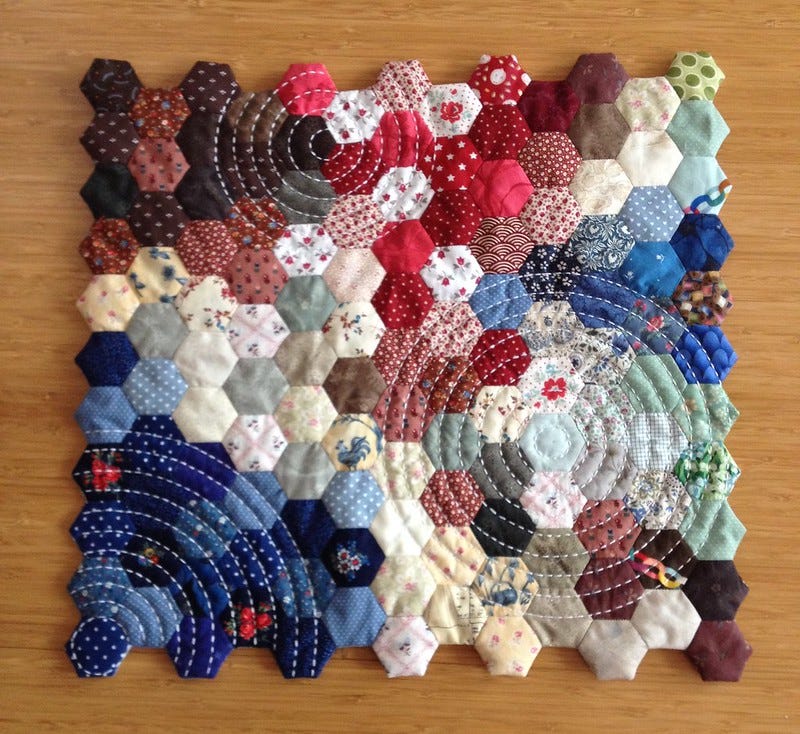 Hand Pieced Mini Quilt Hand Pieced Mini Quilt