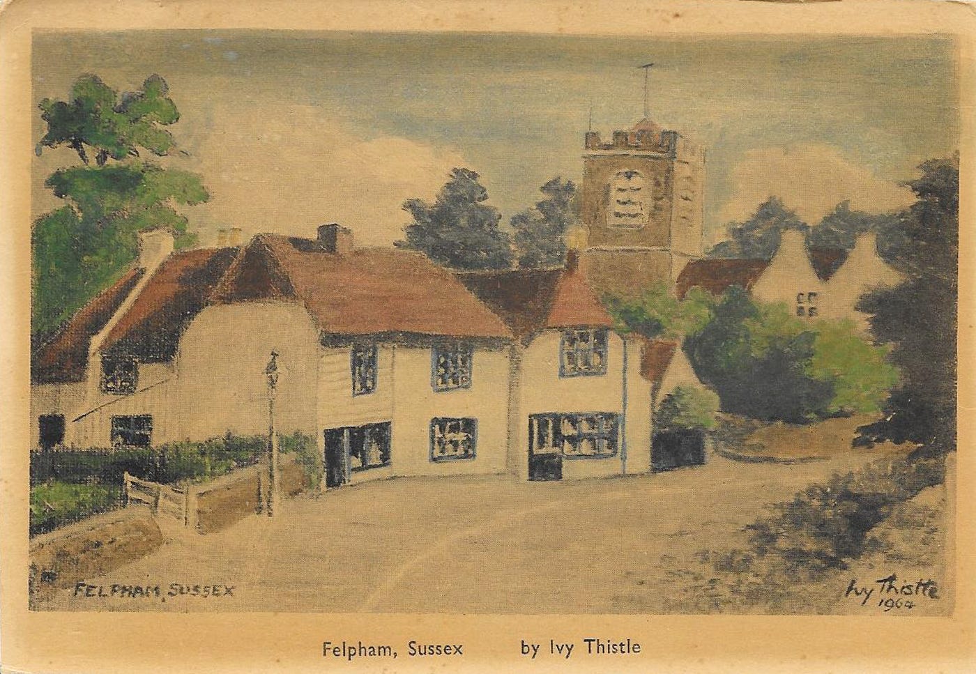 Grassmere, site of the Old Post Office and Church Farm Dairy, now Grassmere  Close – The Felpham History Group