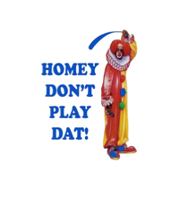 A clown holding a sword

AI-generated content may be incorrect.