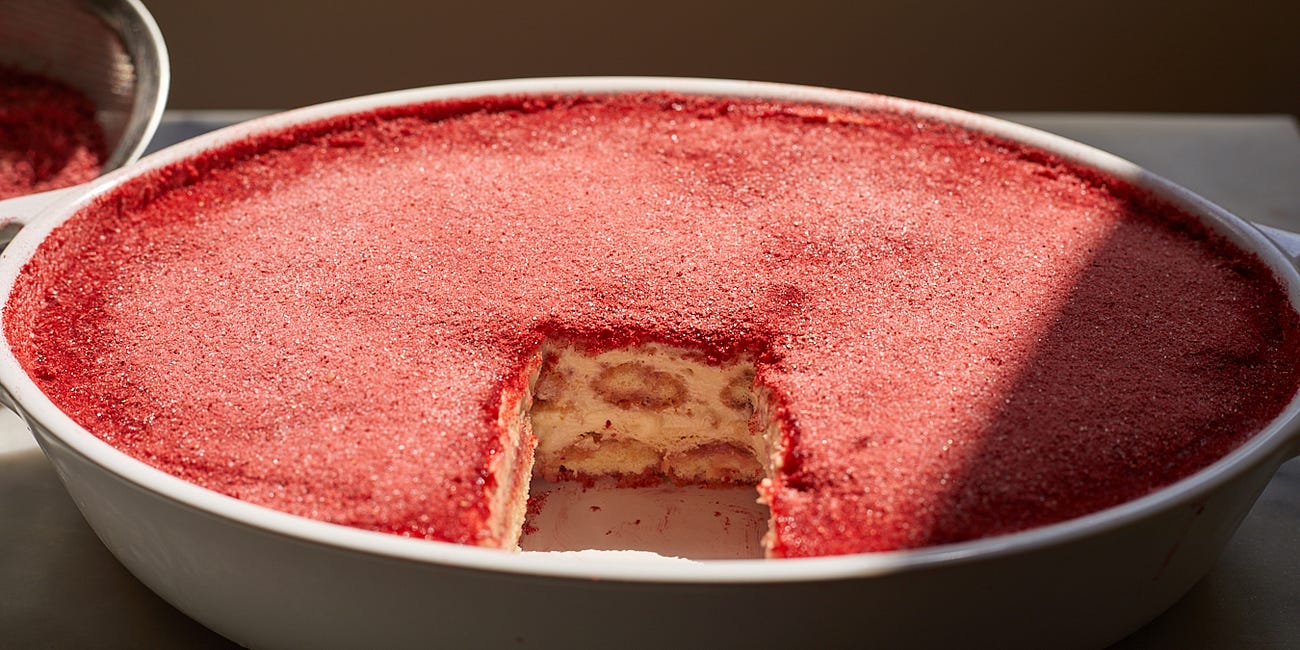 Raspberry Tiramisu