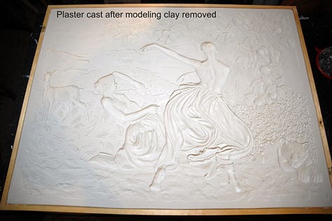 oil on paper sculpture