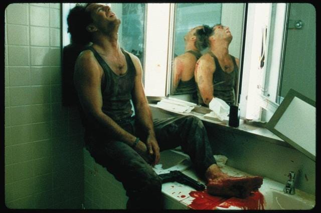 What if John McClane never took off his shoes in Die Hard? | whatifmovies