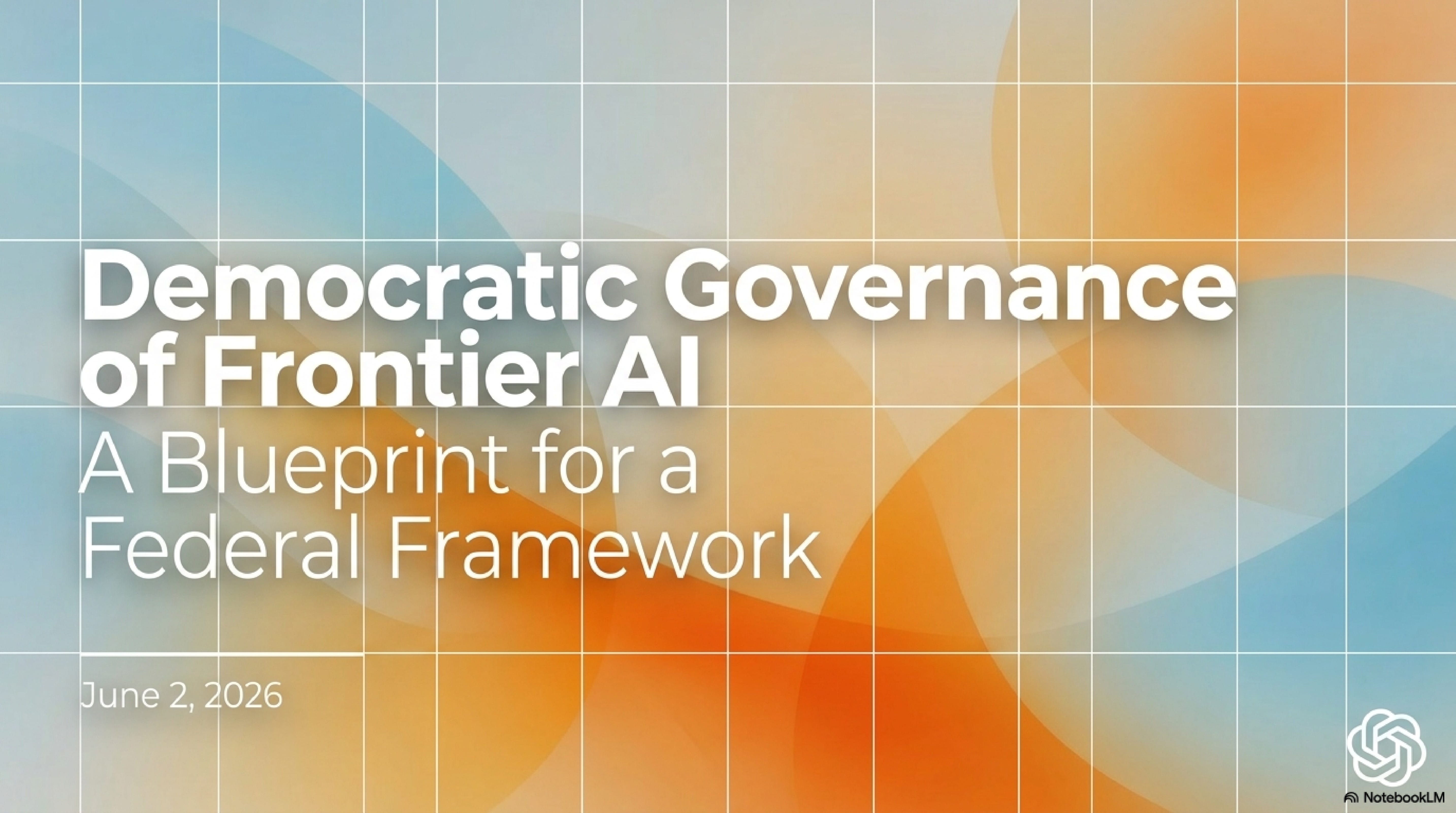 Democratic Governance of Frontier AI: A Blueprint for a Federal Framework