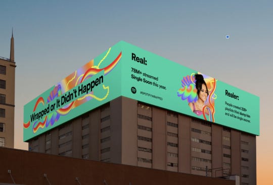 Selena Gomez features in “Wrapped Or It Didn’t Happen, which zooms in on the real data Spotify has on its 574 million listeners. Selena Gomez features in “Wrapped Or It Didn’t Happen, which zooms in on the real data Spotify has on its 574 million listeners.