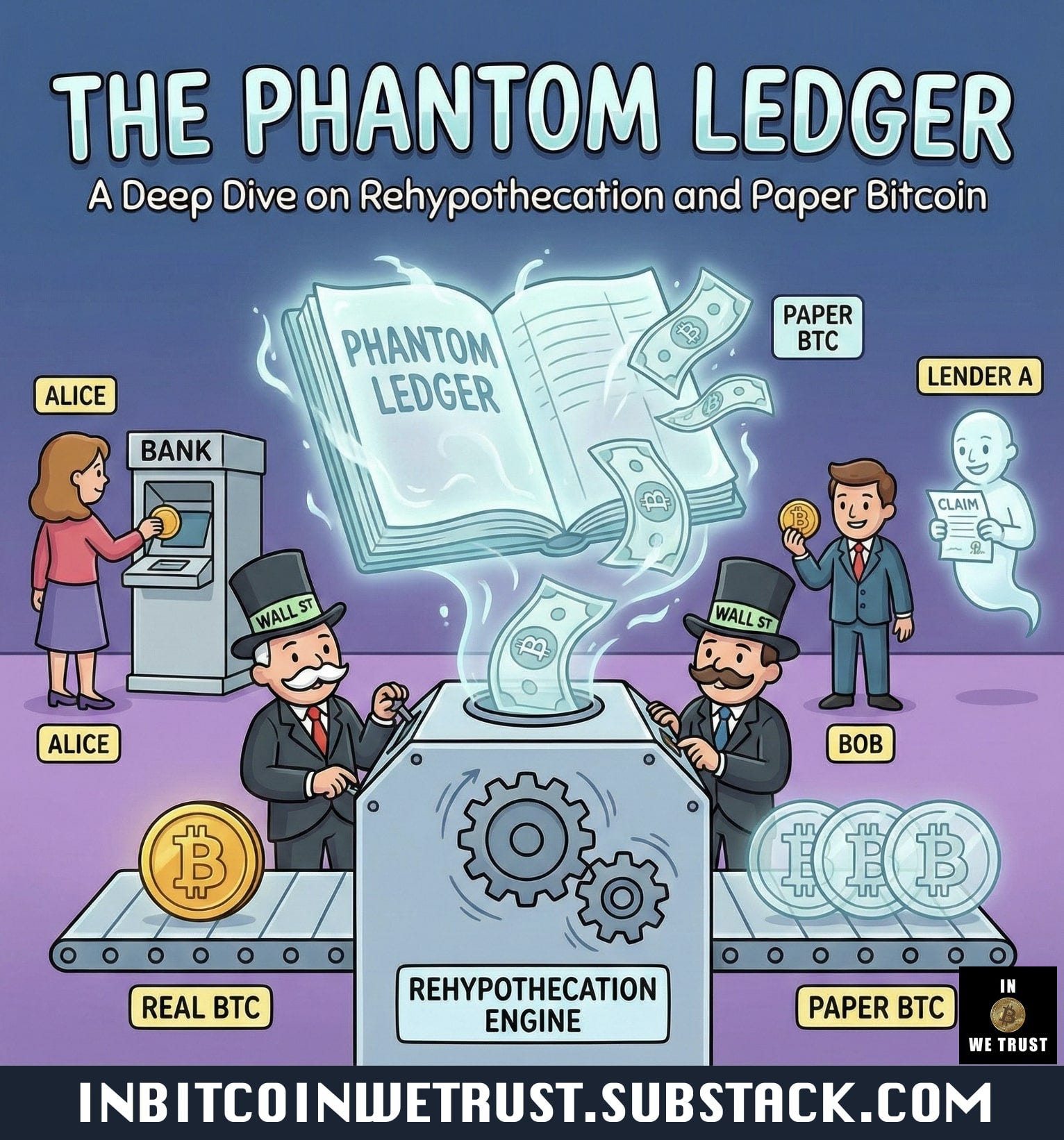 The Phantom Ledger: A Deep Dive on Rehypothecation and Paper Bitcoin.