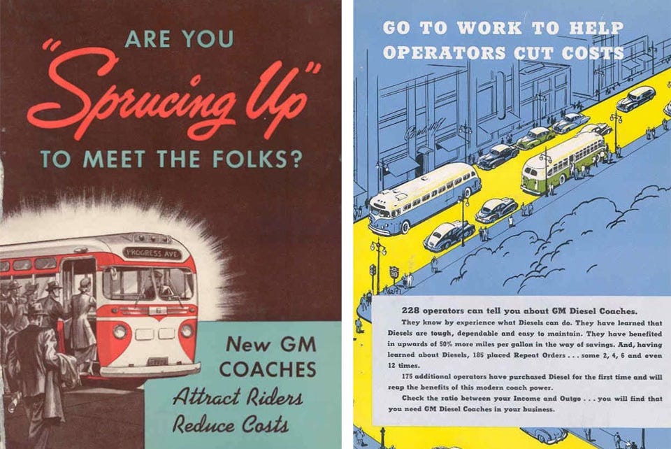 Old pamphlet of the New GM Coaches 