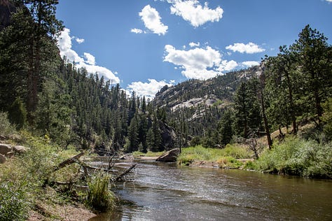Colorado Springs is cuddled up at the base of the Rocky Mountain Range