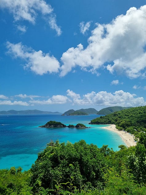 Lots of beach pics at the US Virgin Islands