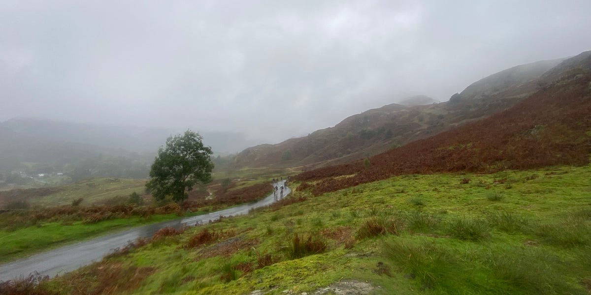 A War in the Lake District: Greggs, the Lake Poets, Storm Amy, Cycling, Sheep