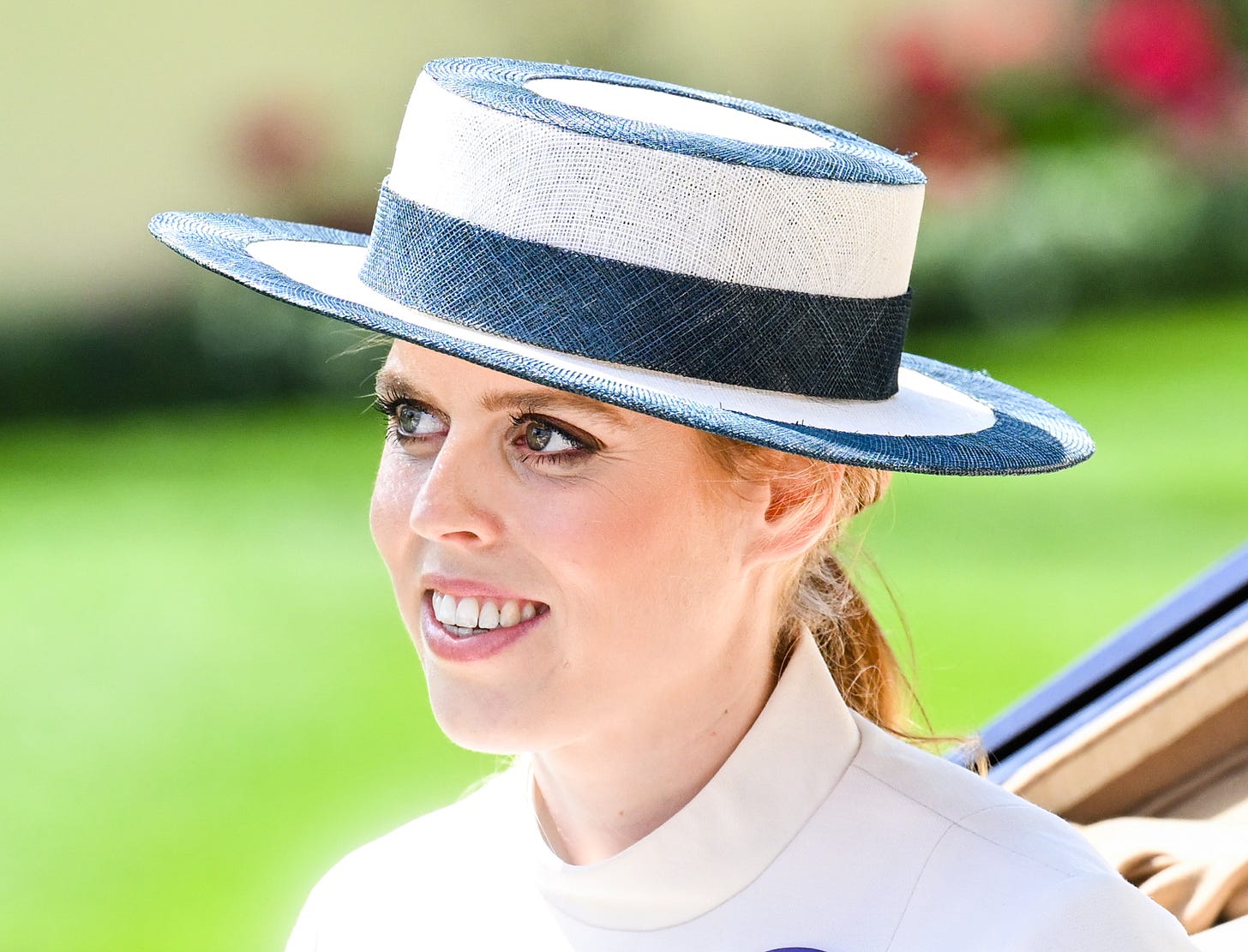 Princess Beatrice in a hat
