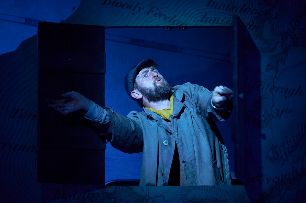 Aaron Monaghan as Conn, the title character, in the Druid revival of Dion Boucicault's play The Shaughraun. Photograph: Ros Kavanagh