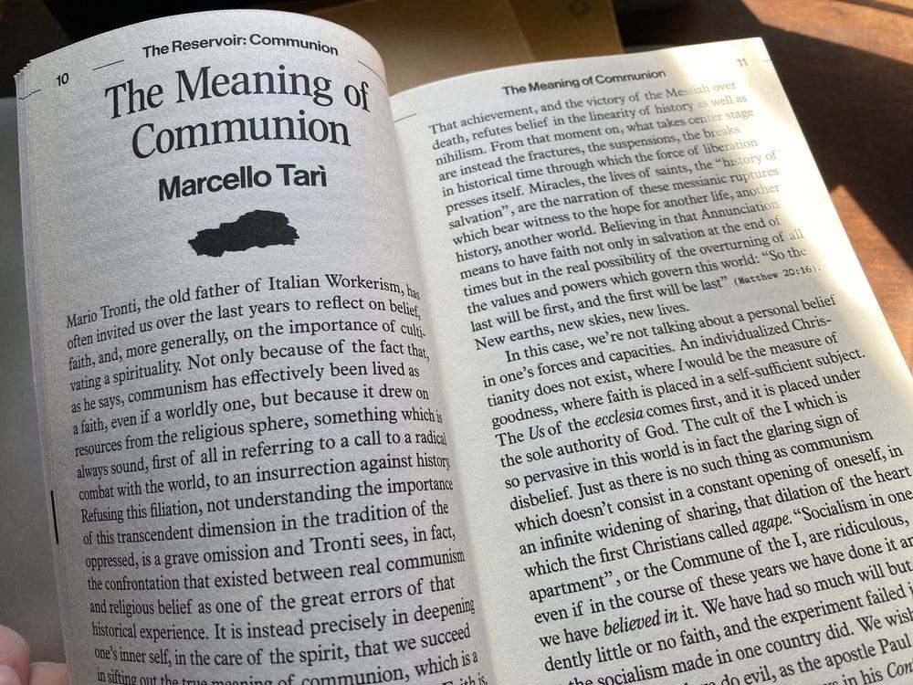 The Meaning of Communion by Marcello Tari The Meaning of Communion by Marcello Tari