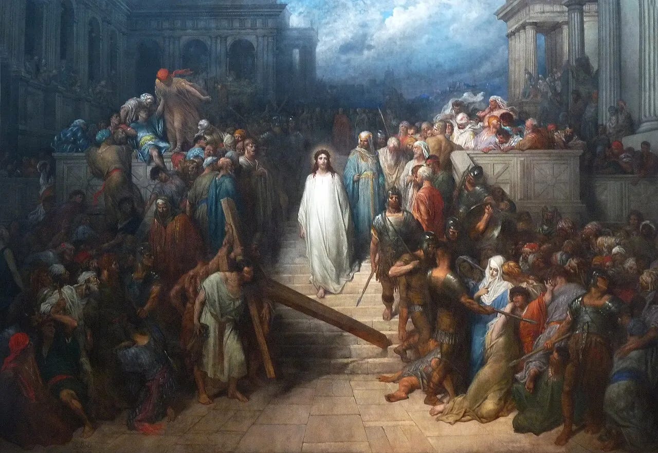 Gustave Doré — Christ Leaving the Praetorium (1867–1872)