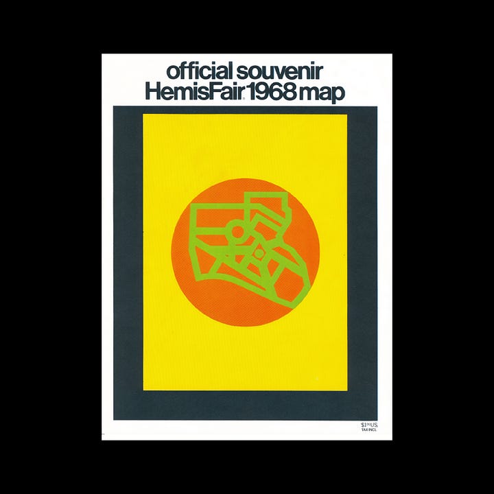 Printed material for World's Fair HemisFair '68,