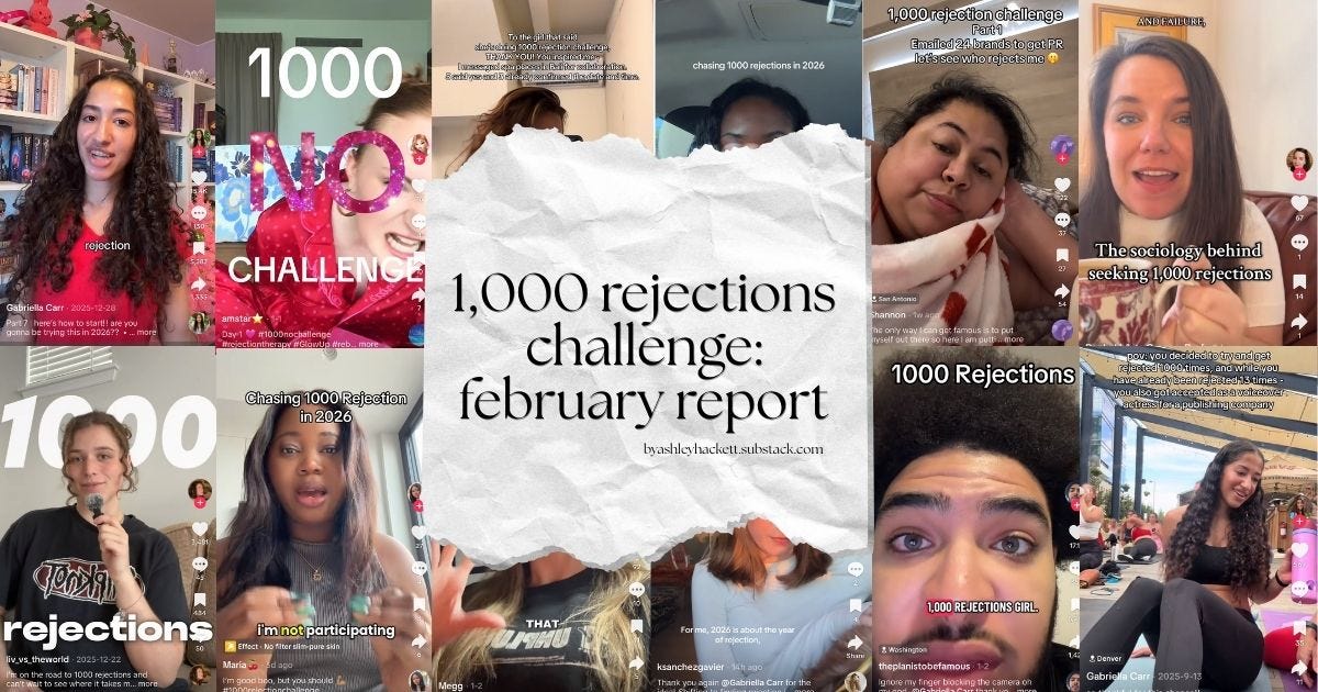 The Road to 1,000 Rejections: February Report
