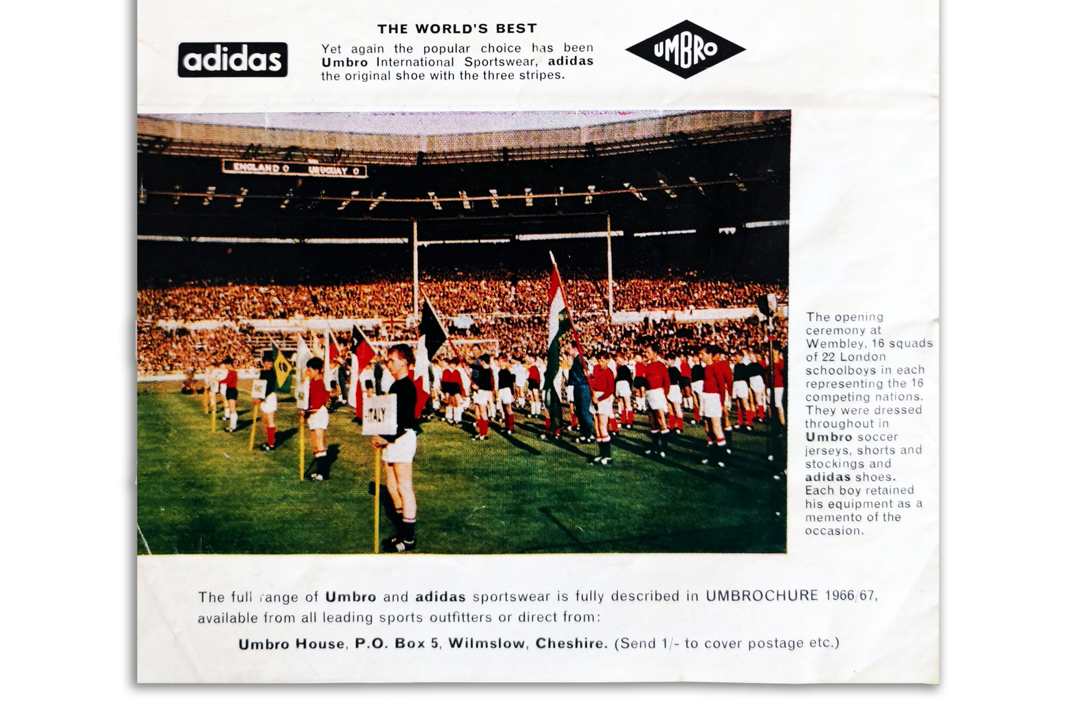 When Umbro Won the World Cup