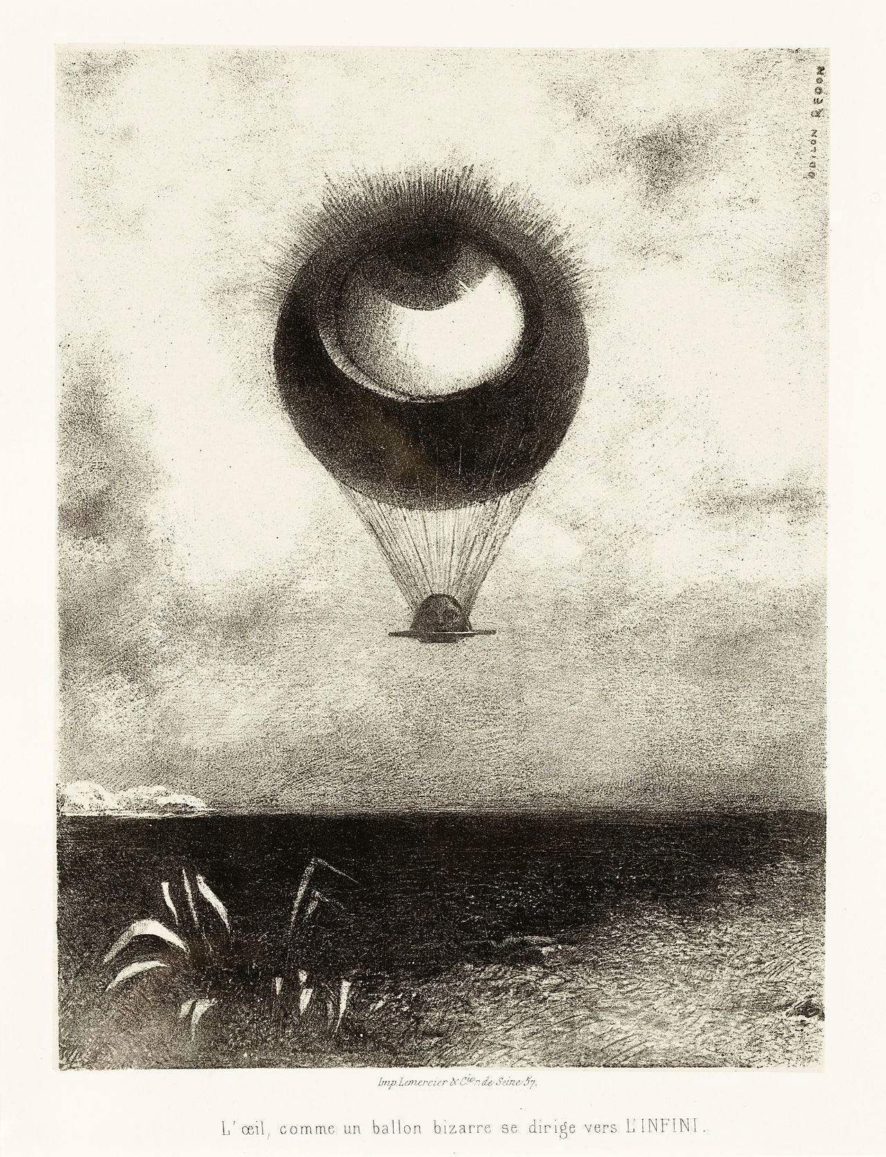 Redon eye balloon floating Redon eye balloon floating