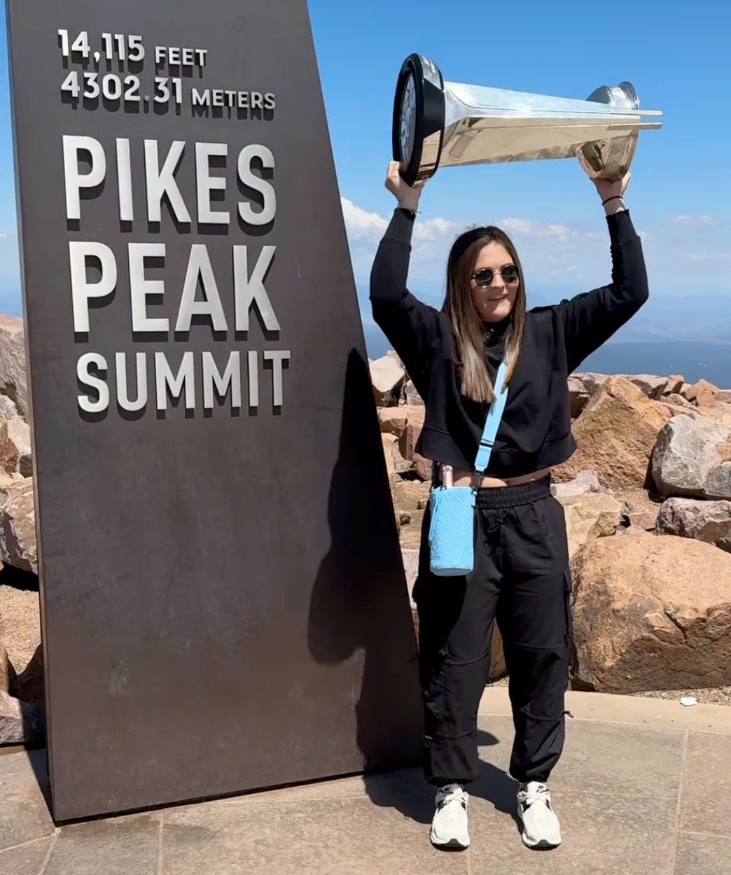 Nicole Hensley hosting the Walter Cup at Pikes Peak.
