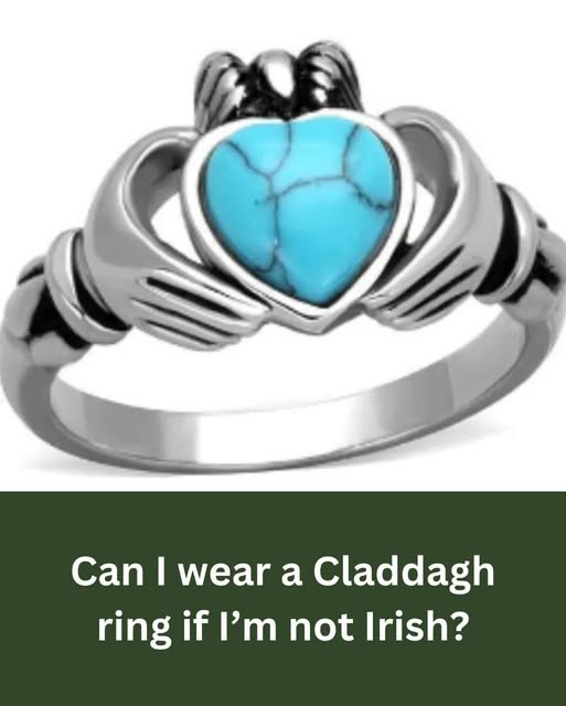 May be an image of text that says "Can I wear a Claddagh ring if I'm not Irish?"