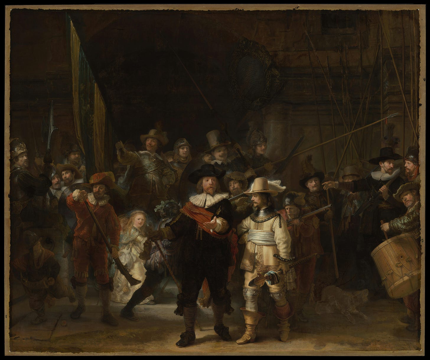 Rembrandt, The Night Watch, 1642 Rembrandt, The Night Watch, 1642