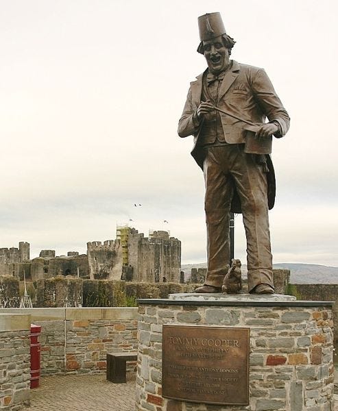 Tommy Cooper statue Tommy Cooper statue