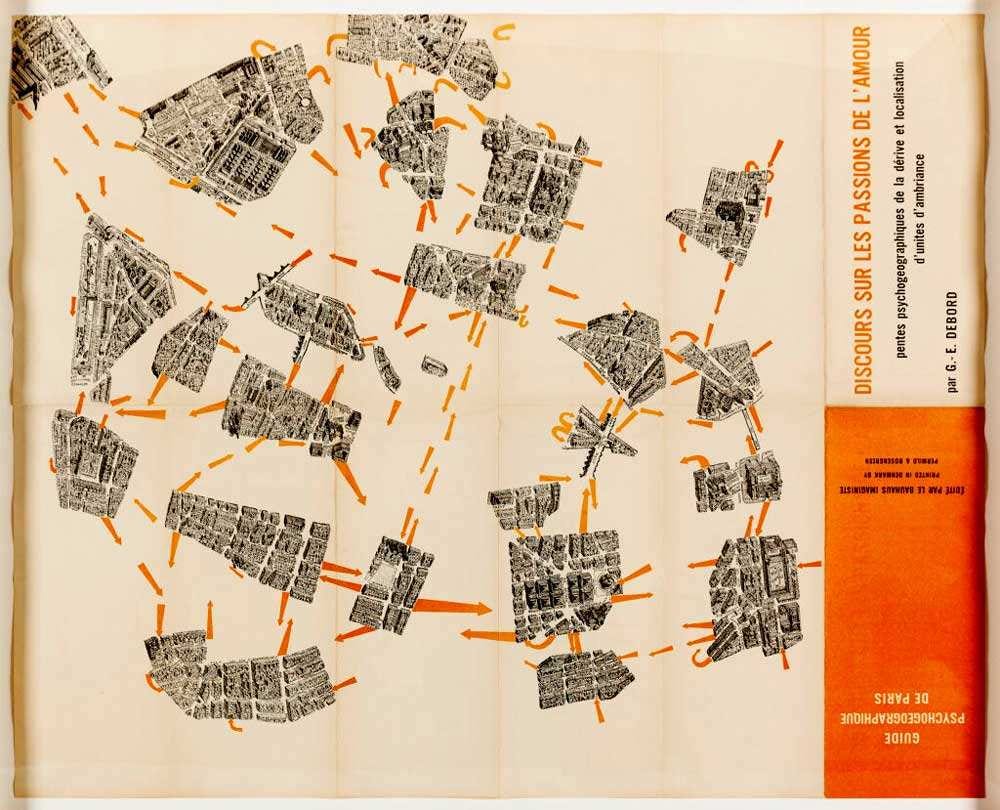 Carte Guy Debord de Paris