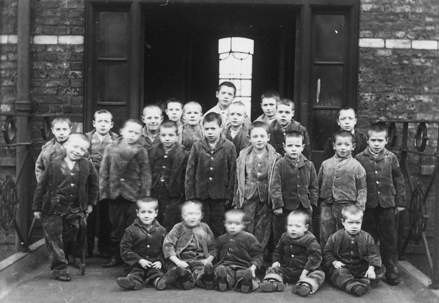 Small boys in uniform