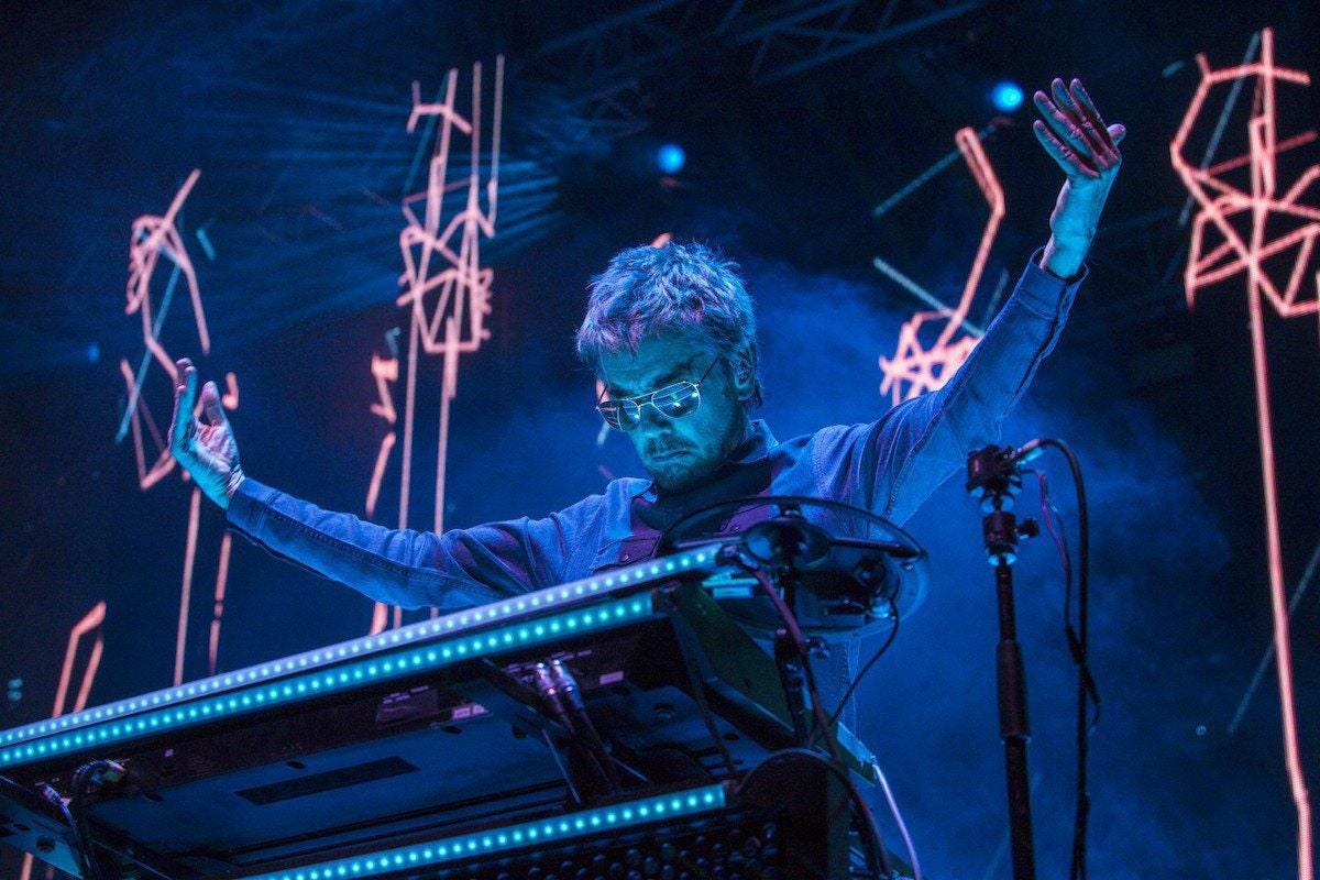 Jean-Michel Jarre en concert en 2021