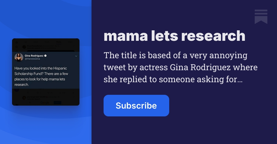 mama lets research | Stan | Substack