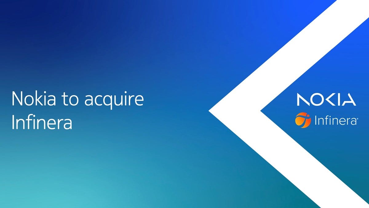 Nokia to beef up optical unit with $2.3bn Infinera acquisition | TelecomTV Nokia to beef up optical unit with $2.3bn Infinera acquisition | TelecomTV