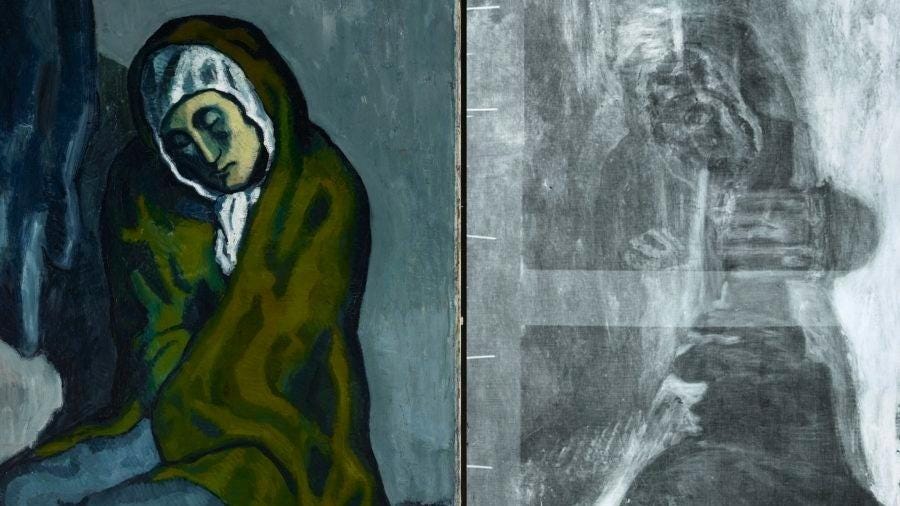 Com raio-X, cientistas descobrem pintura escondida em quadro de Picasso -  17/02/2018 - UOL Entretenimento