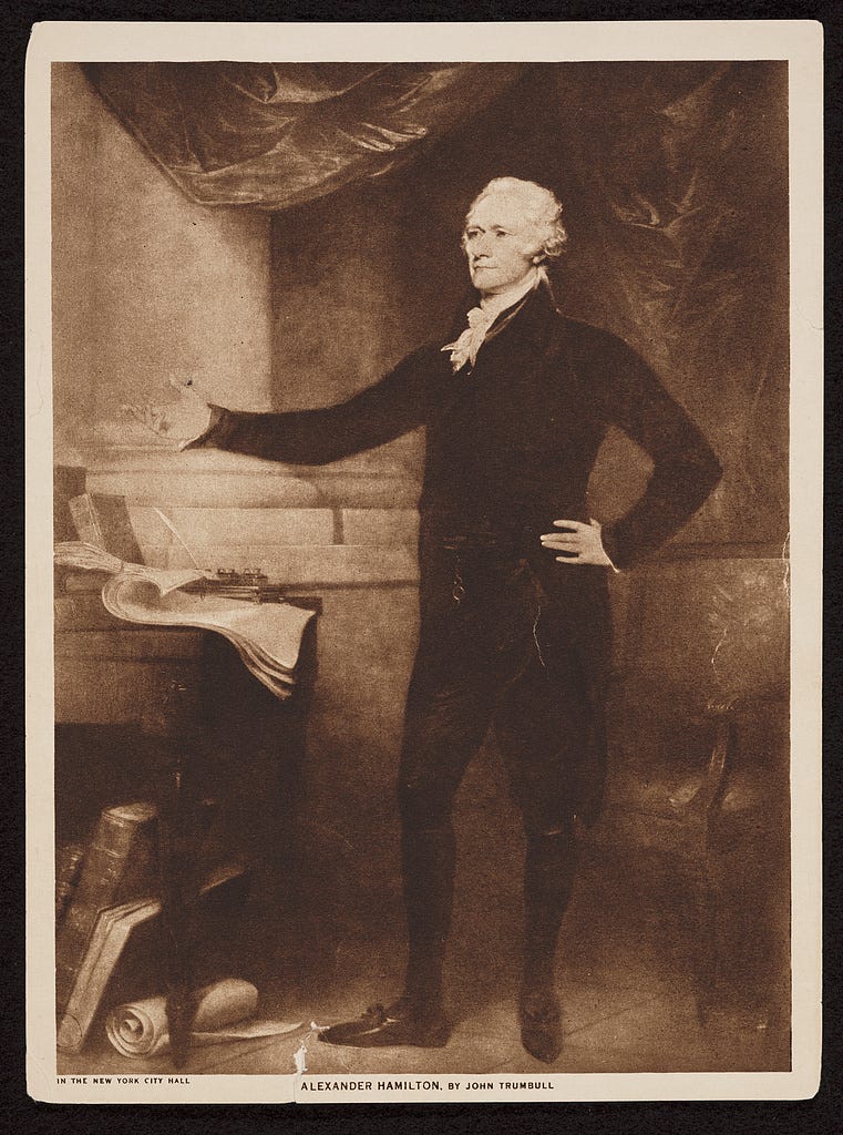 Print John Trumbull Alexander Hamilton John Trumbull Alexander Hamilton  Artist John Trumbull Alexander