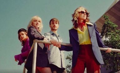 Le groupe de pop anglaise Picture Parlour Le groupe de pop anglaise Picture Parlour