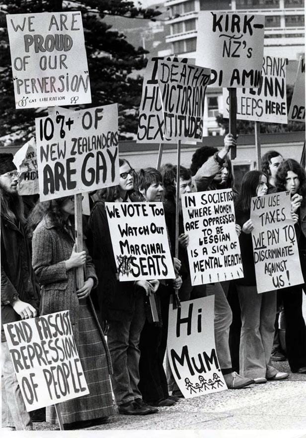 Lesbian protest march