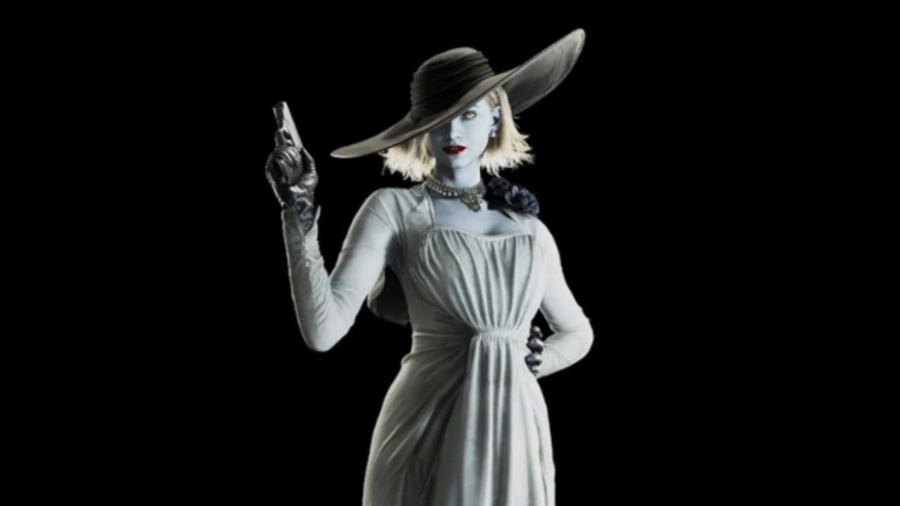 Grace’s Dimitrescu costume Resident Evil Requiem