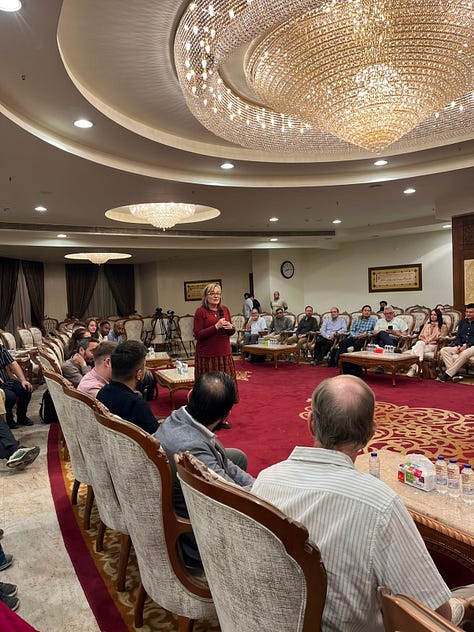 Photos of a visit to the Coptic Orthodox pope