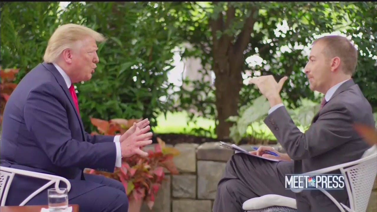 Image result for trump on meet the press today Image result for trump on meet the press today