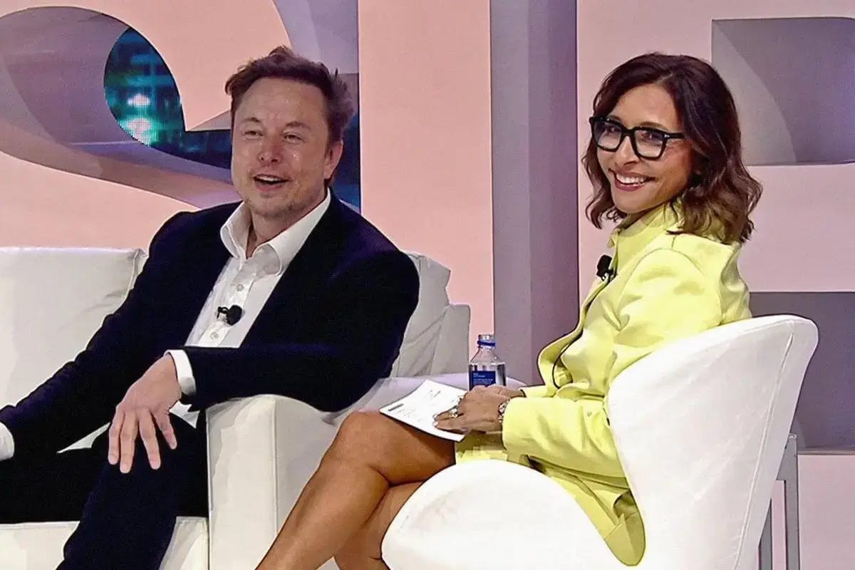 Elon Musk y Linda Yaccarino