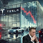 Musk Crashes Tesla Empire: Stock Down, Protests Up, Ratings Plummet