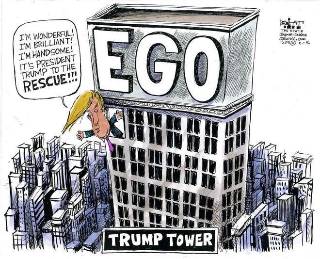 Britt cartoon: Donald Trump for president