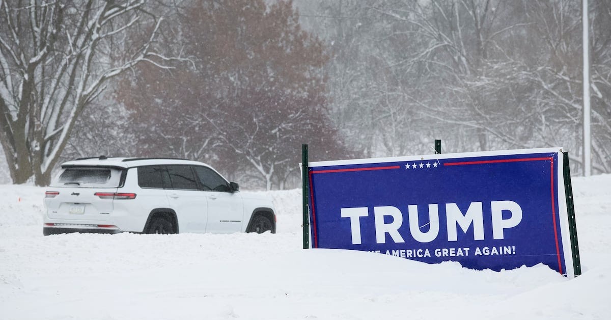 Iowa measures Republican dedication to Donald Trump in coldest caucuses in  history | U.S. | EL PAÍS English