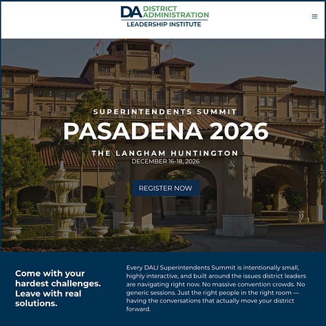 District Administration Leadership Institute (DALI)