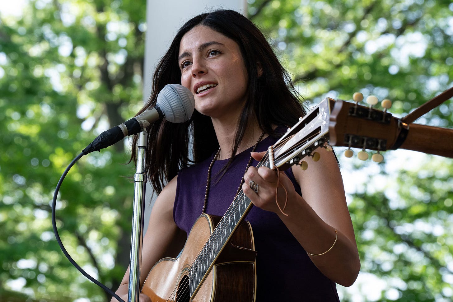 Monica Barbaro as Joan Baez in James Mangold's A Complete Unknown