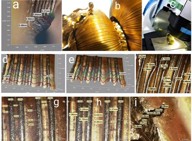 Microscopic observations of bends and fractures in a Jin zhe si gold earring from the Ming Dynasty Microscopic observations of bends and fractures in a Jin zhe si gold earring from the Ming Dynasty