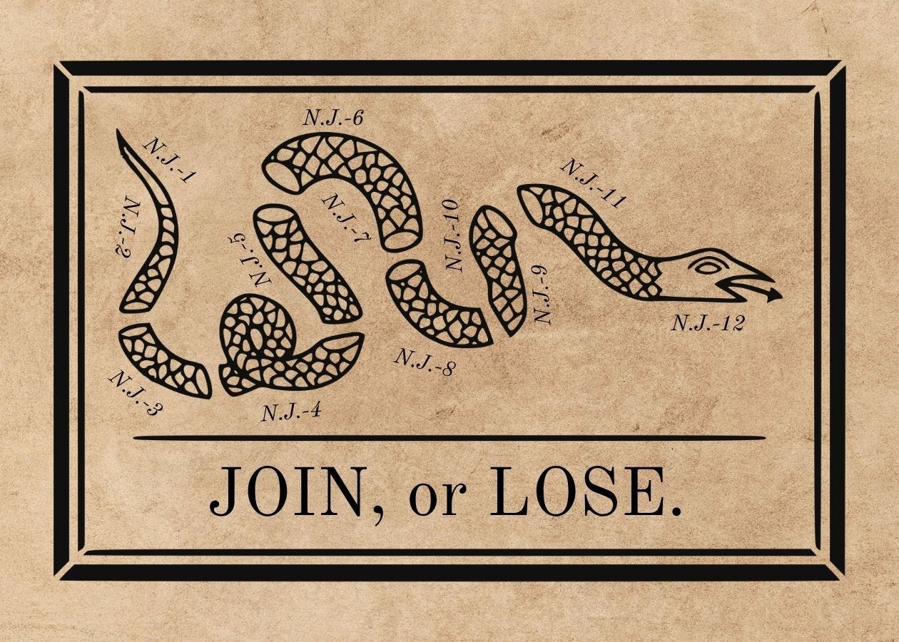 NJ’s Lesson for Liberals: Join or Lose